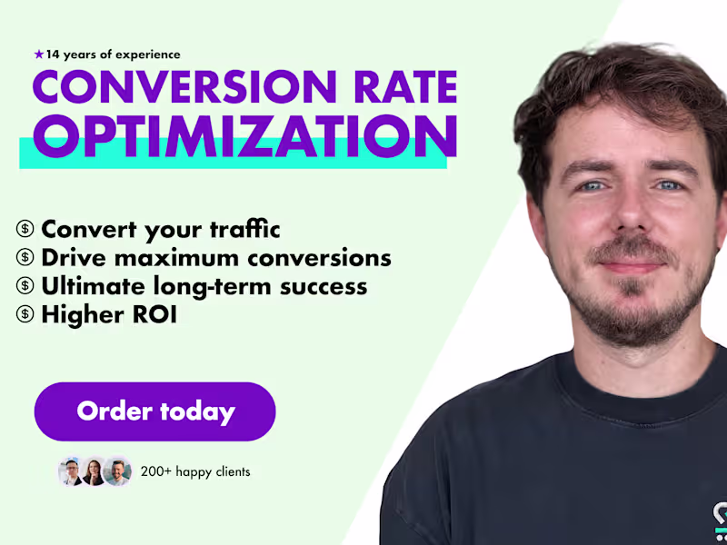 Cover image for Conversion Rate Optimization (A/B testing)