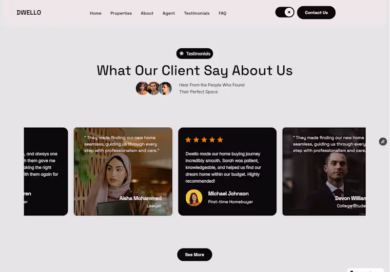 Cover image for Responsive Real Estate Platform Development in Framer