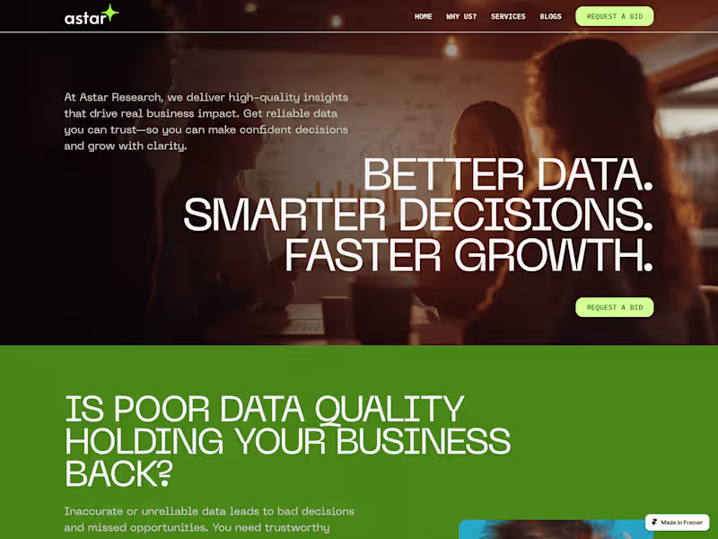 Cover image for Astar Research – Custom Web Design & Development
