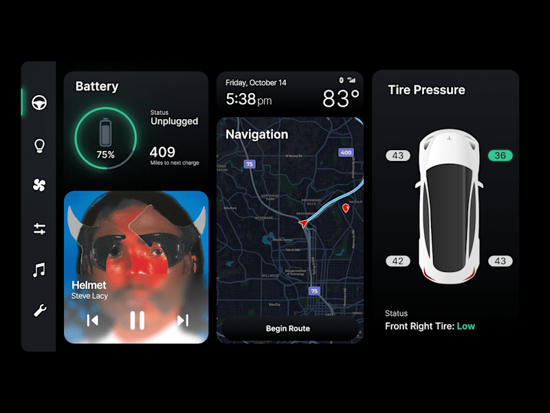 Cover image for Car Dashboard: UX/UI