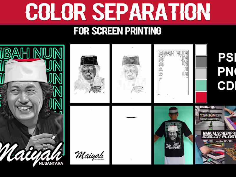 Cover image for Expert Color Separation for Screen Printing & Print Production