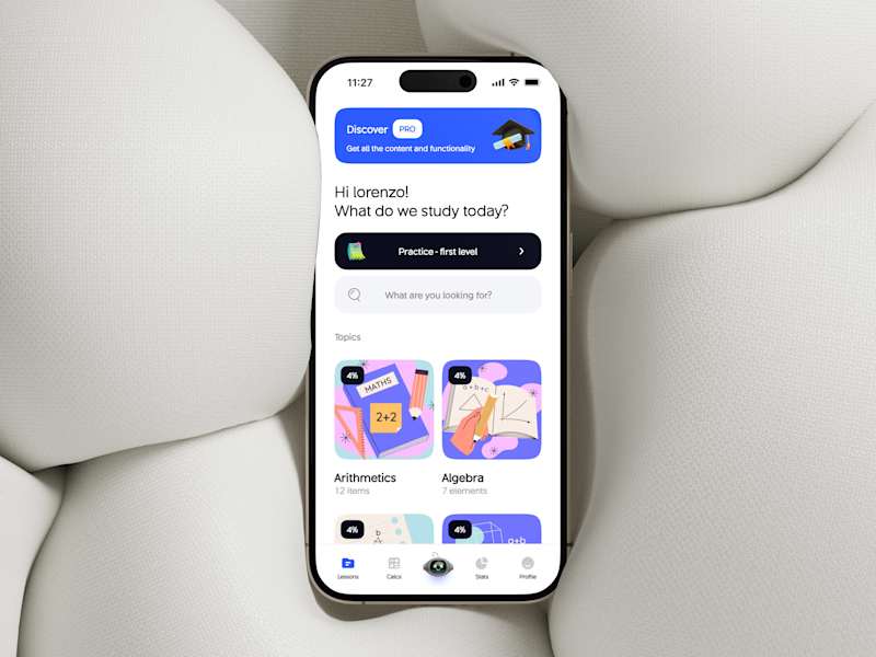 Cover image for iMatematica / Learning App UX/UI Design