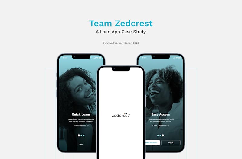 Cover image for Zedcrest App Design on Behance
