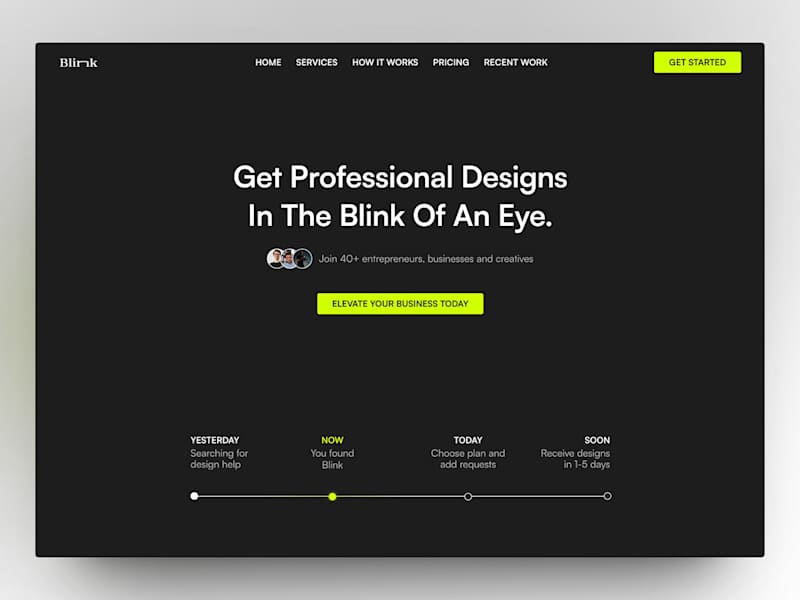 Cover image for Design Agency Landing Page Website Built in Framer