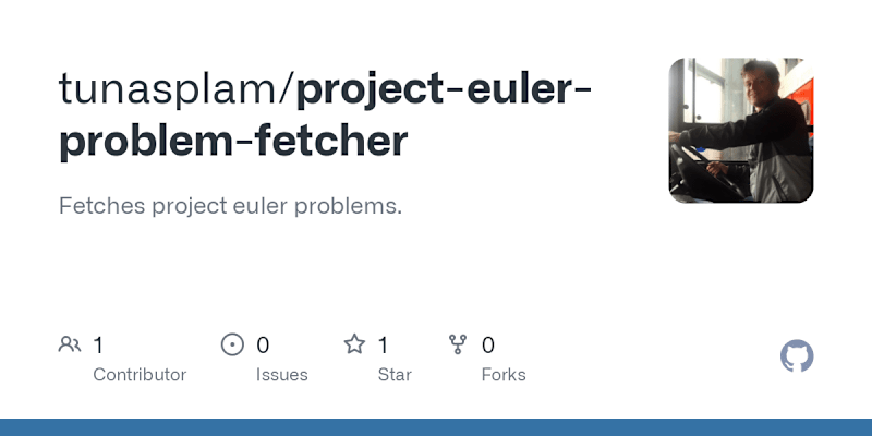 Cover image for Project Euler Problem Fetcher