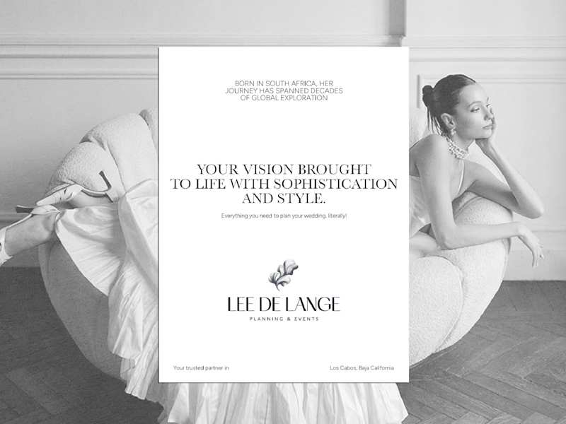 Cover image for Lee De Lange - Wedding Planner