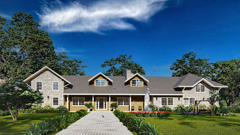Cover image for Architectural design and 3D design of farm house
