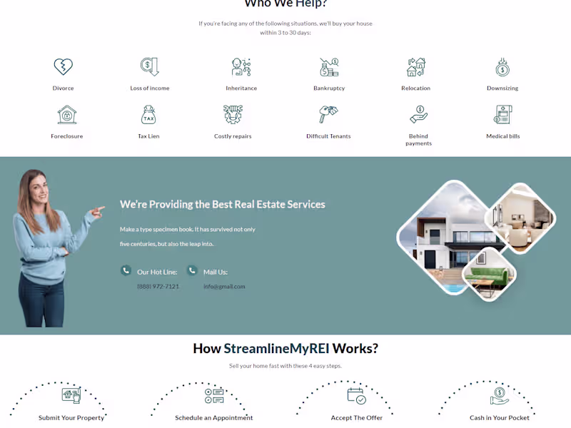 Cover image for PA Home buyers Website