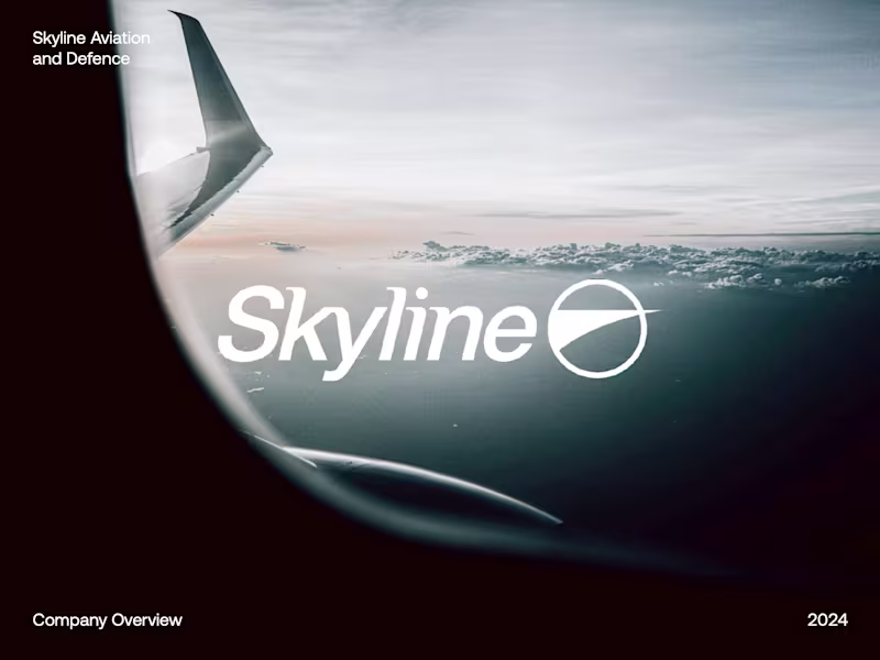 Cover image for Skyline Aviation Presentation