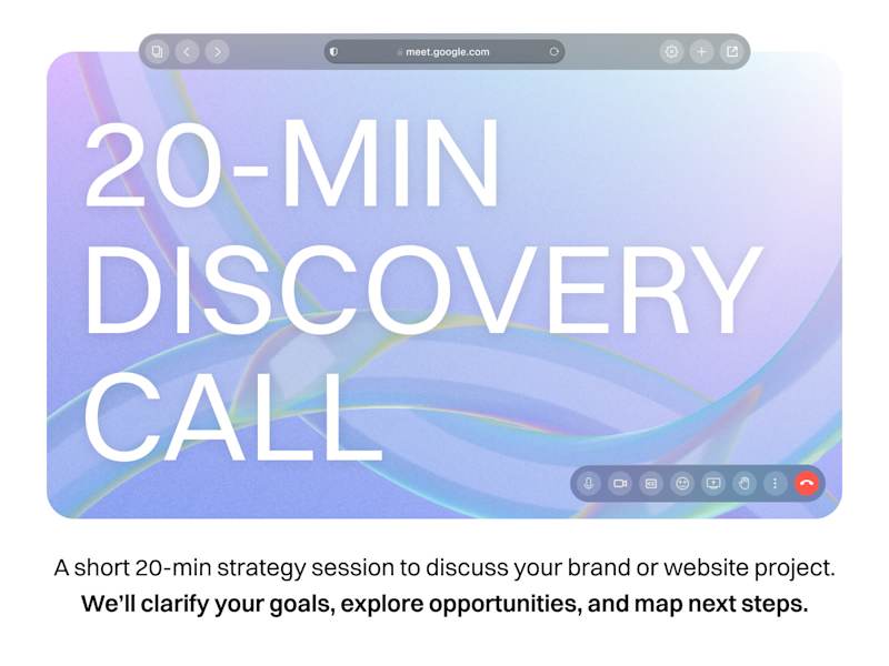 Cover image for ⚡️ 20-min Discovery call