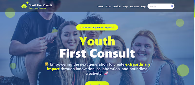Cover image for Youth Empowerment Organization Website Development