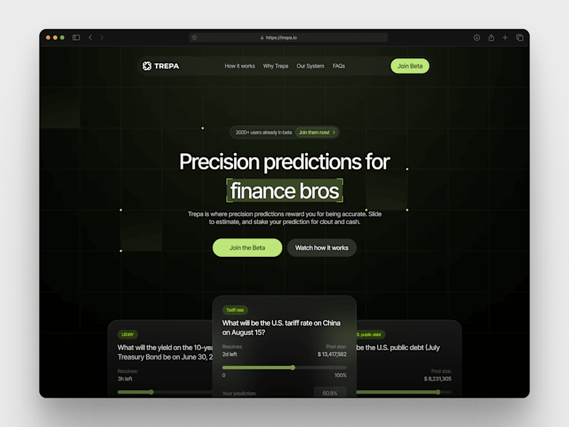 Cover image for Website design for Trepa