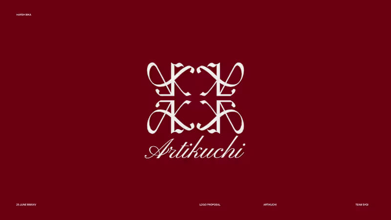 Cover image for Artikuchi Brand Exploration 02!