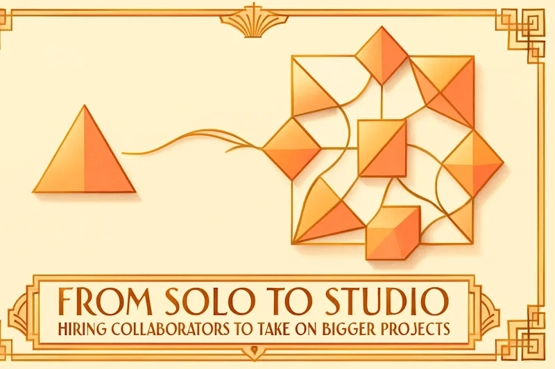 Cover image for From Solo to Studio: Hiring Collaborators to Take on Bigger Projects