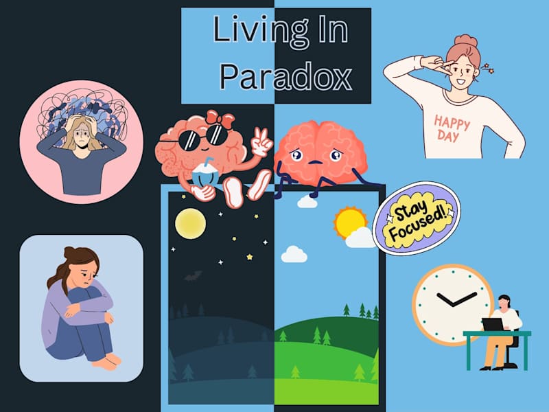 Cover image for Living In Paradox- A Creative Nonfiction Piece