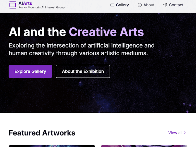 Cover image for AI Arts Gallery