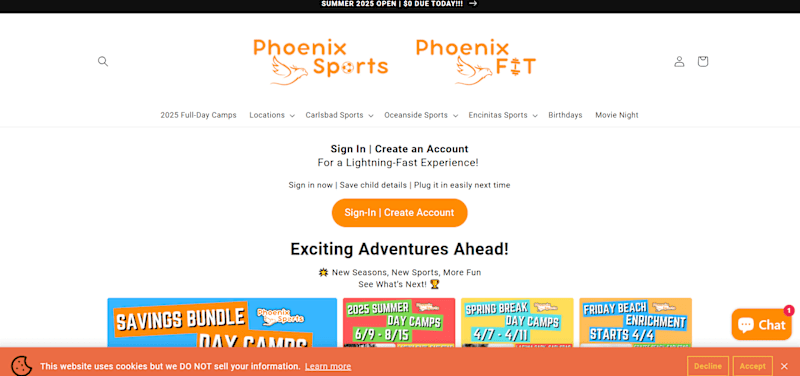 Cover image for GoPhoenix: Kids' Fitness eCommerce Design & Shopify Dev