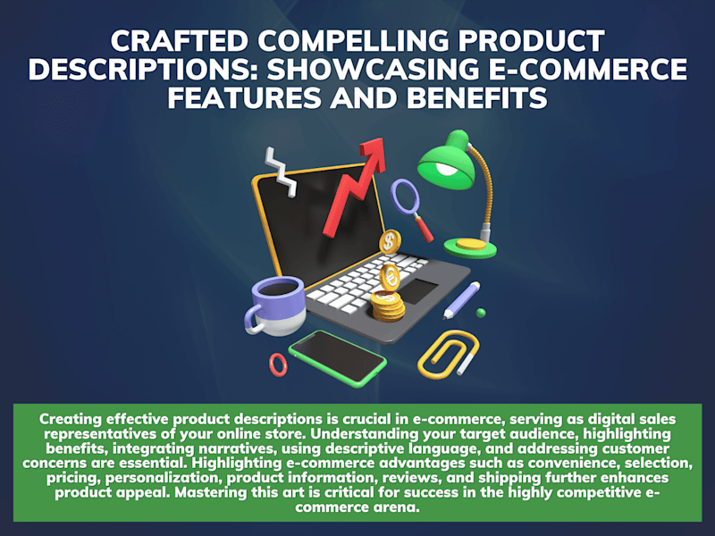 Cover image for Compelling Product Descriptions: Showcasing E-commerce