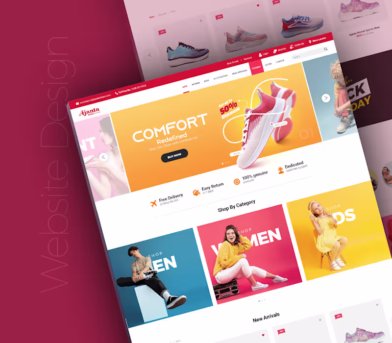 Cover image for Ecommerce Website design