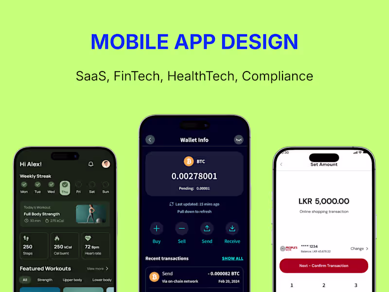 Cover image for Mobile App Design (iOS & Android)