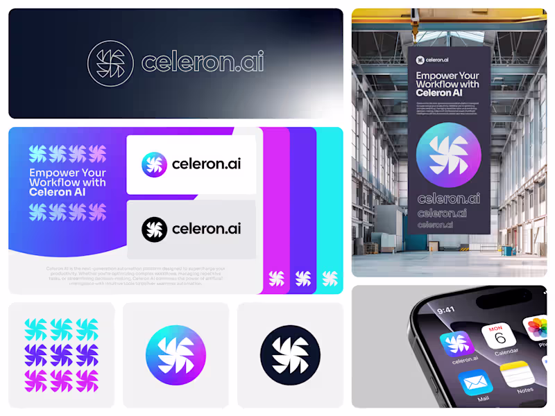 Cover image for Visual Identity for For Automation AI, Technology-based platform