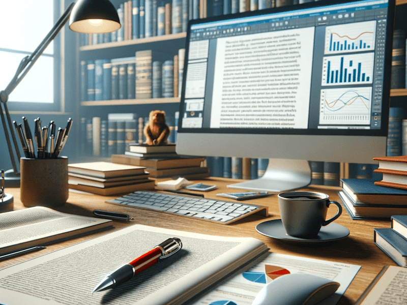 Cover image for Academic writing, scientific literature review and proofreading