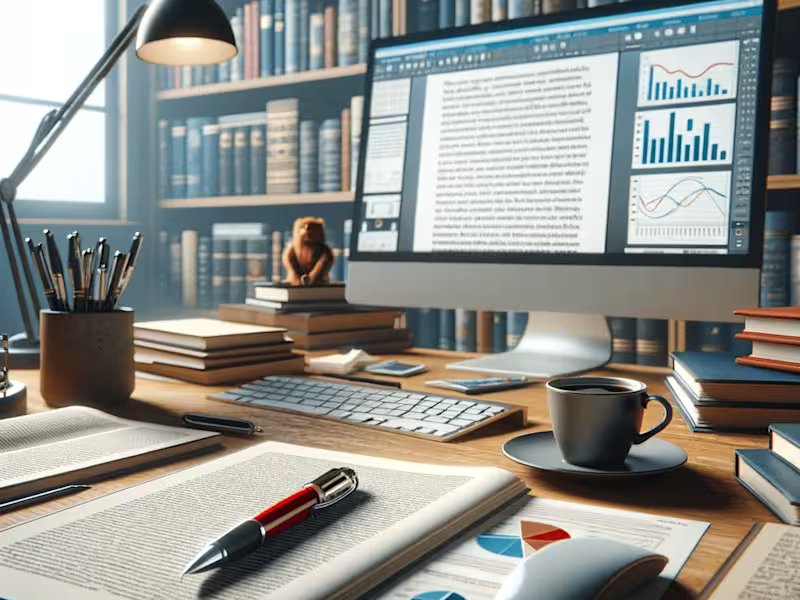 Cover image for Academic writing, scientific literature review and proofreading