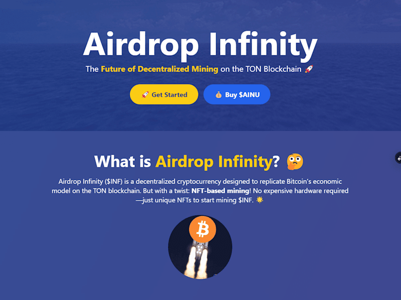 Cover image for Developer Airdrop Infinity - A meme coin landing page