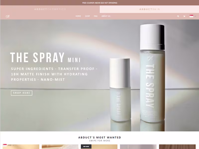 Cover image for Cosmetics E-commerce store