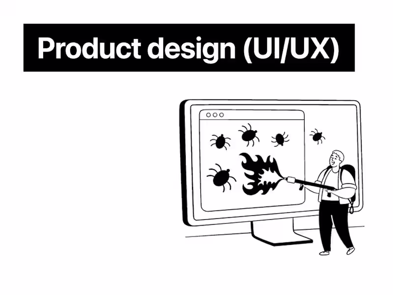 Cover image for Product design (UI/UX)