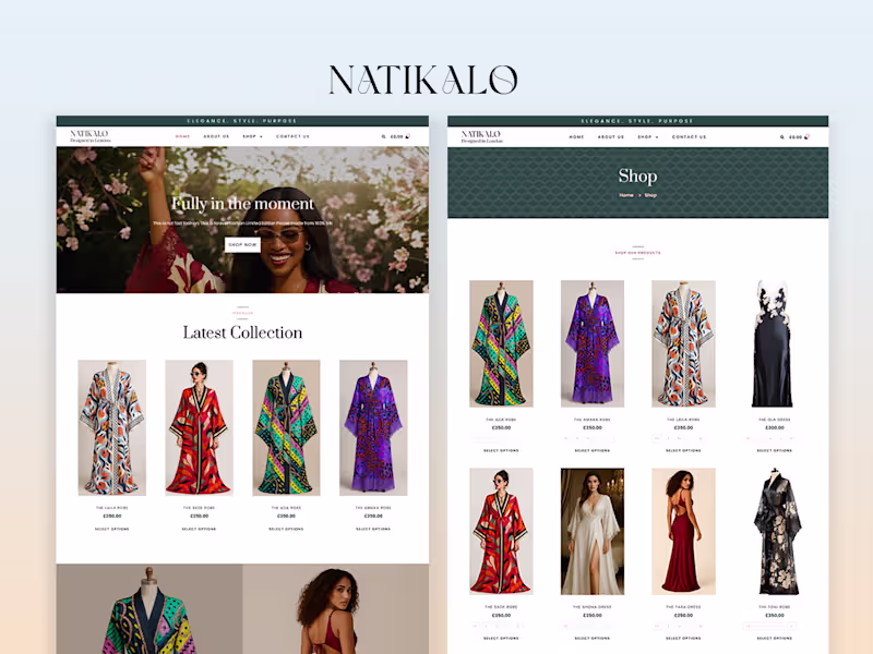 Cover image for Natikalo E-commerce Site Development