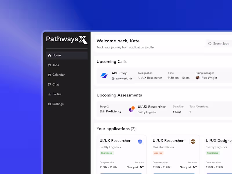 Cover image for Designing Pathways: A Smarter B2B Hiring Platform Powered by AI