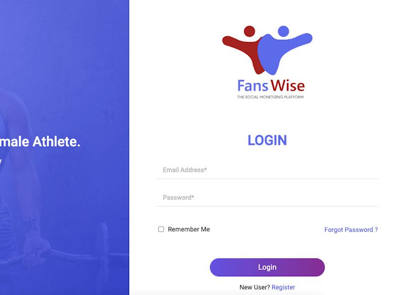 Cover image for  a social monetization platform tailored for female athletes