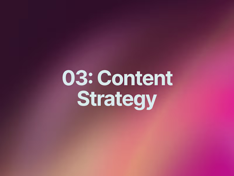 Cover image for Content Strategy
