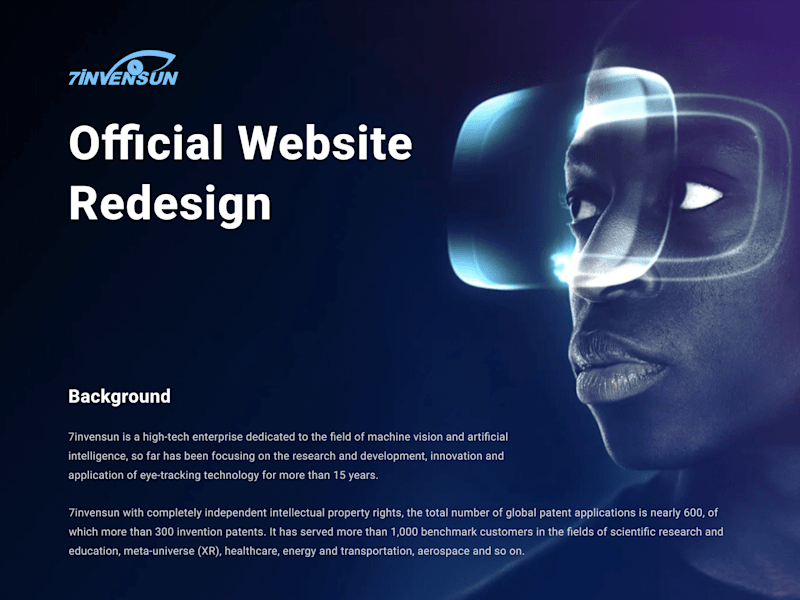 Cover image for 7invensun Official Website Design