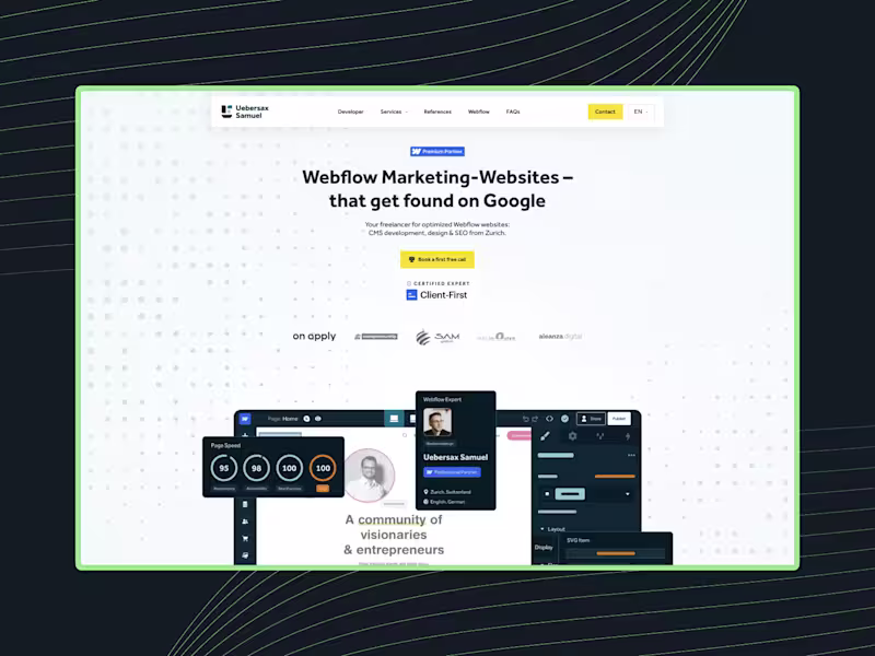 Cover image for Portfolio Website Redesign for Samuel Uebersax