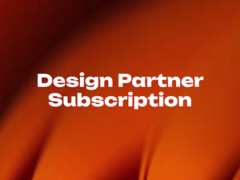 Cover image for Retainer Design Partner