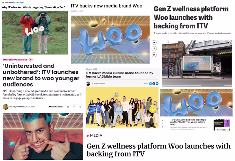 Cover image for Launching and Growing ITV's new Gen Z Wellness Start Up 