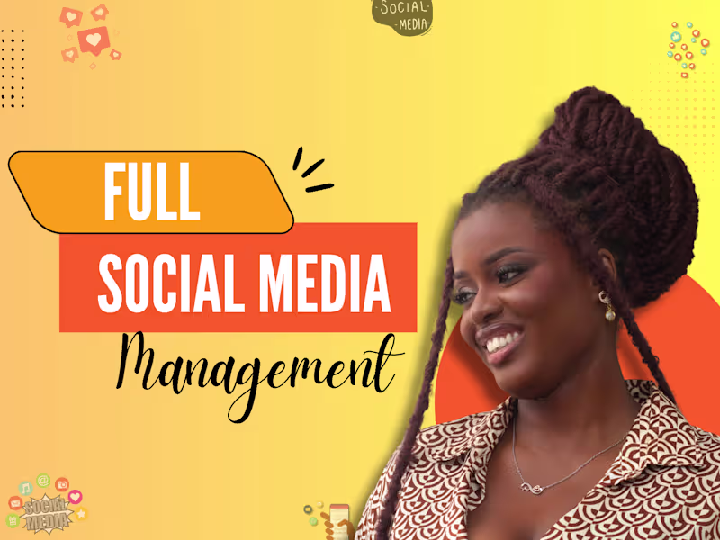 Cover image for Full Social Media Management & Growth