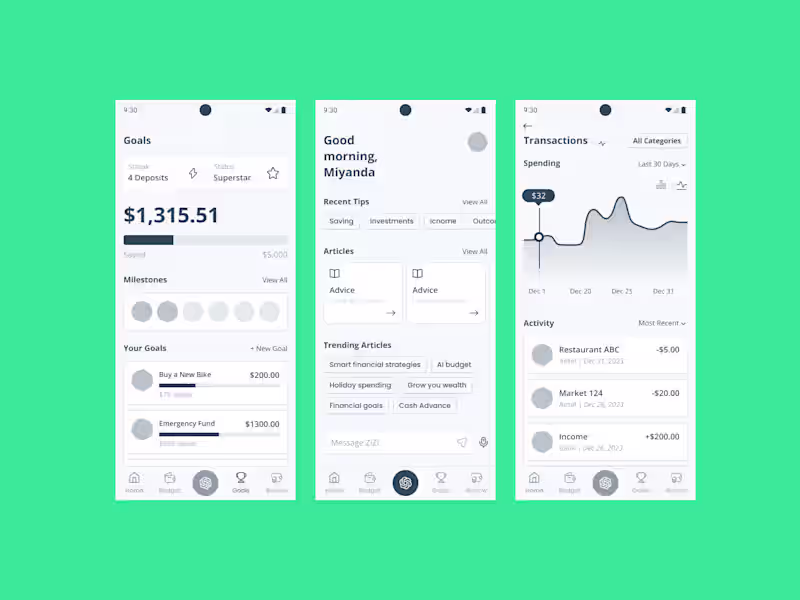Cover image for AI Fintech Mobile App