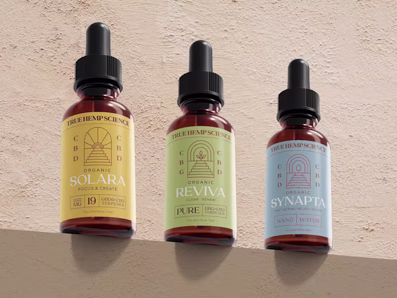 Cover image for [Brand Development + Packaging Design] True Hemp Science