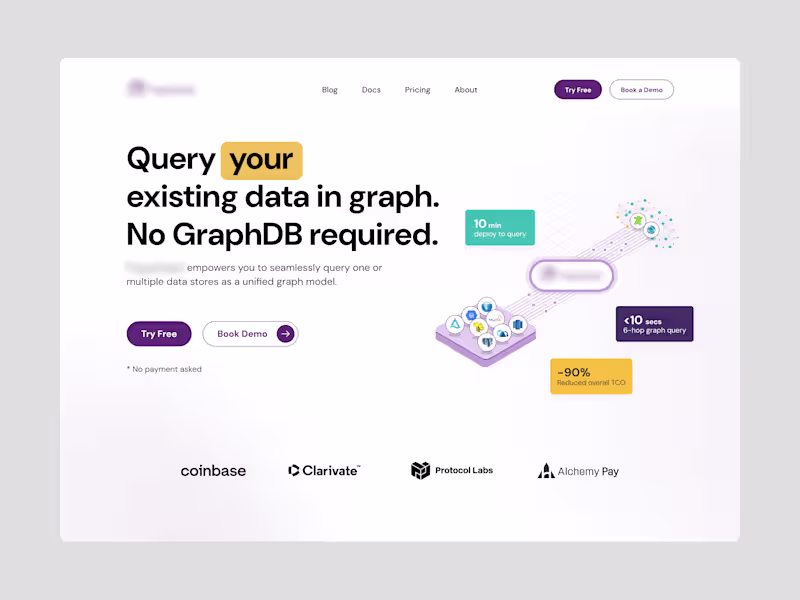 Cover image for SaaS Marketing Website: Graph Query Analytics Engine