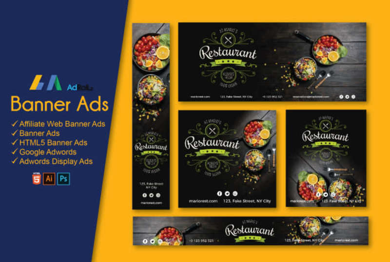 Cover image for Design affiliate web banner ads or google ad words banner ads