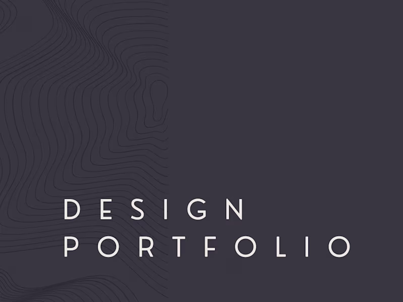 Cover image for Design Portfolio