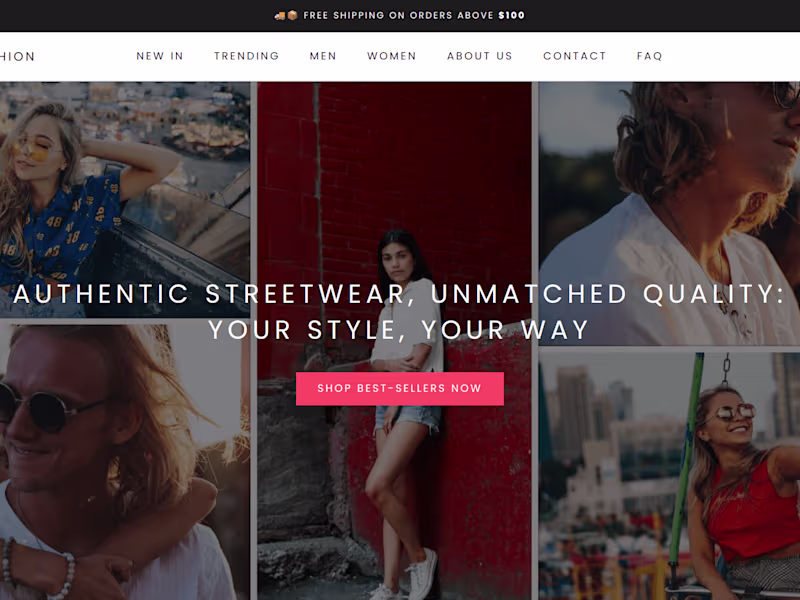 Cover image for Shopify Home Page - CloudNine Fashion