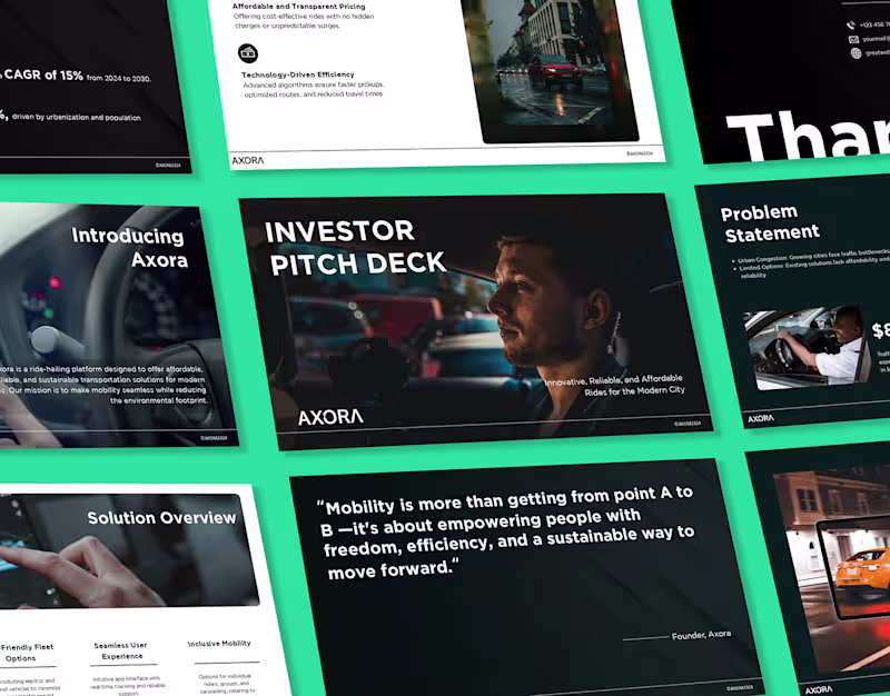 Cover image for Investor Deck Presentation Design