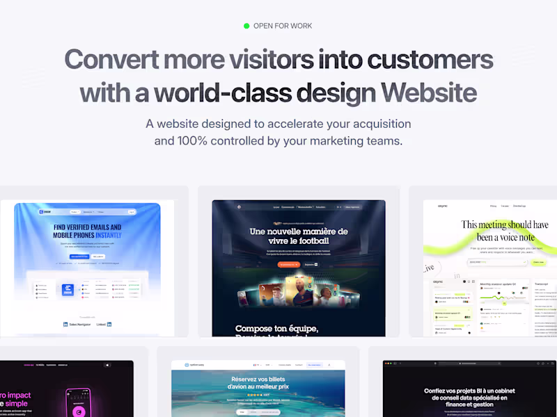 Cover image for Premium Webflow Web Design & Devolpment for businesses