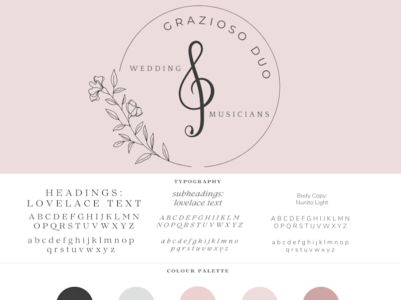 Cover image for Grazioso Duo | Logo & Brand Board Design