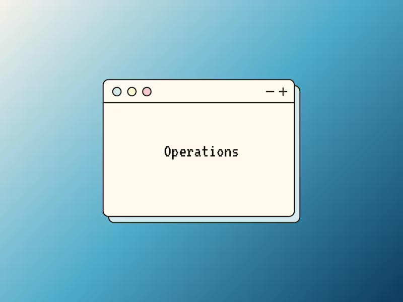 Cover image for Operations