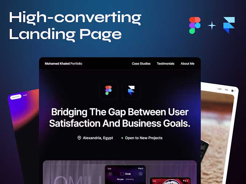 Cover image for High-converting Framer Landing Page Design and Development